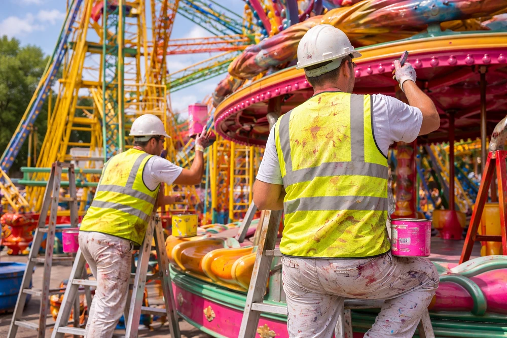 Antalya Lunapark Boyama