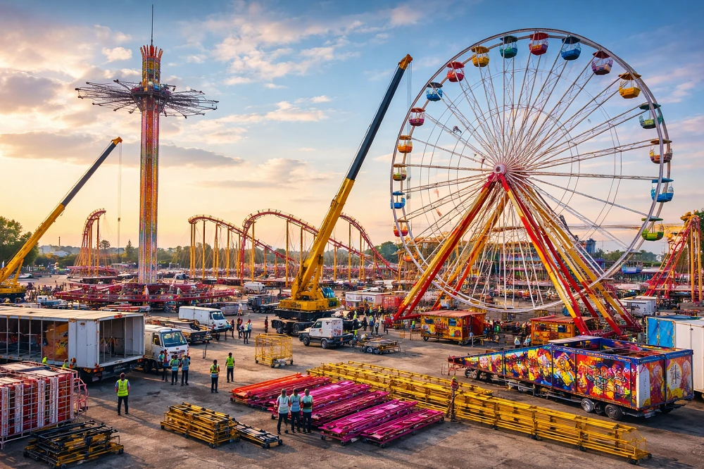 Antalya Lunapark Kurulumu